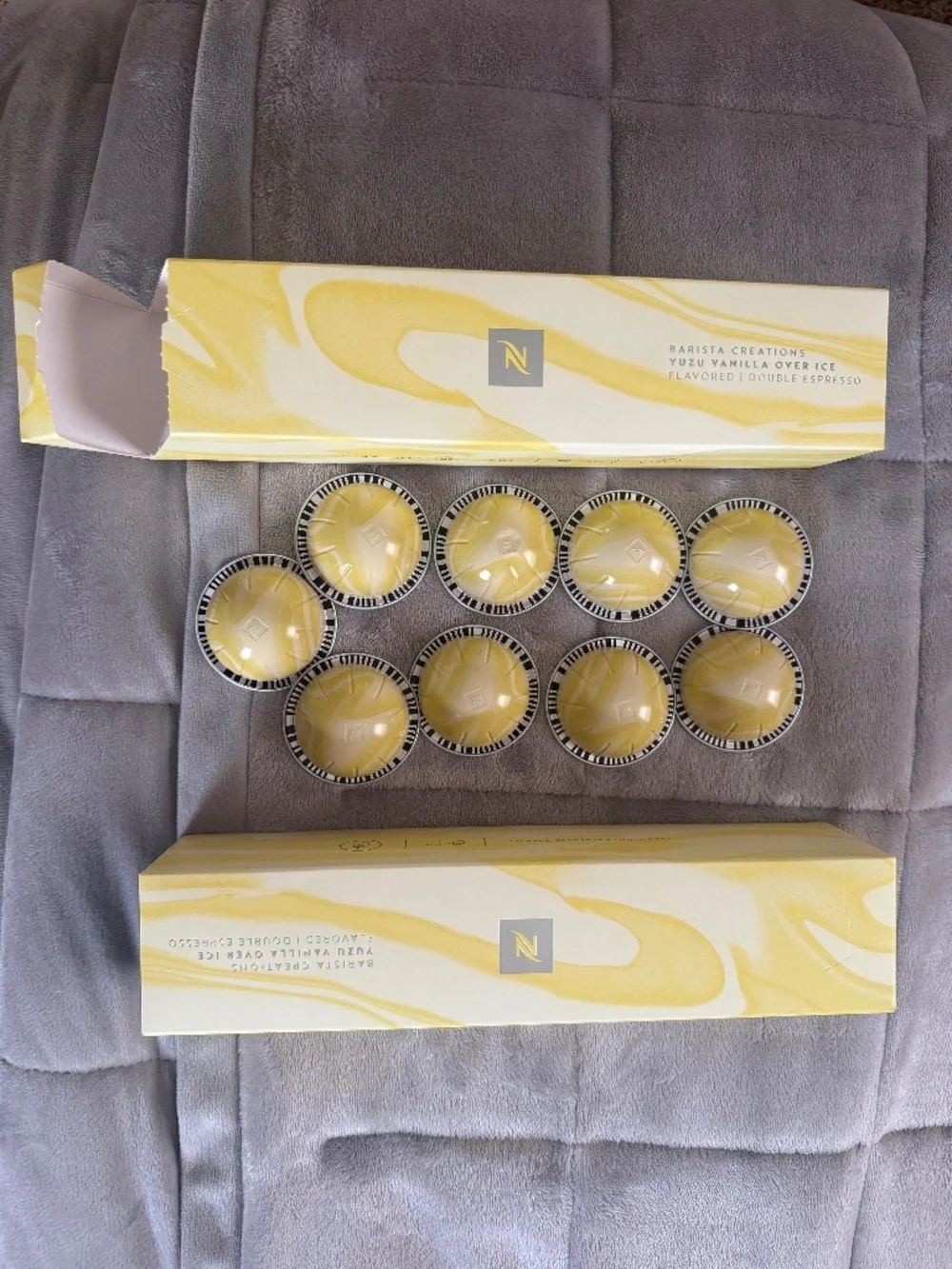 Vertuo NEW Limited Edition  Yuzu Vanilla Over Ice Yuzu & Vanilla (19 pods)